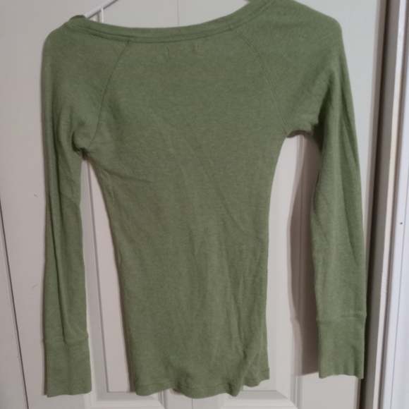 Aeropostale Olive Green Ribbed Top - Picture 3 of 3